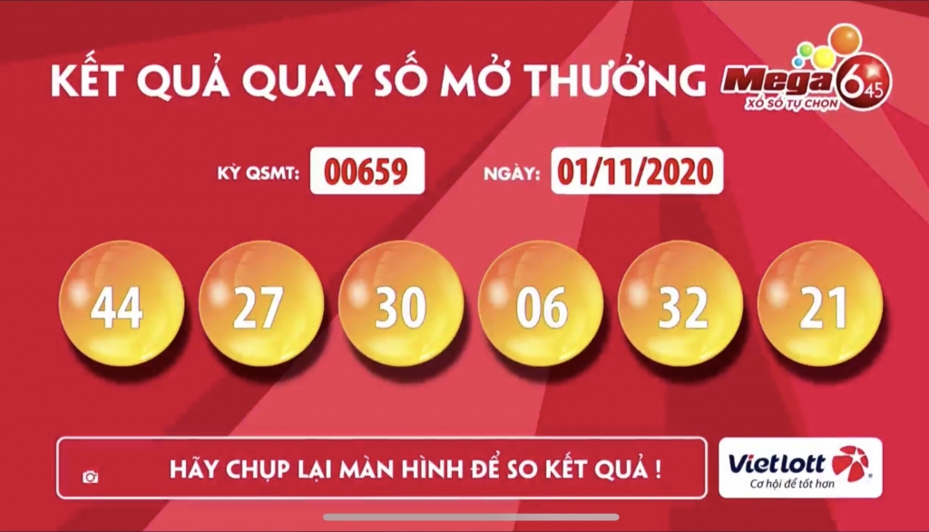 Mega 6/45 là loại hình xổ số có được rất nhiều tình yêu của người chơi